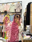 شال توری گلدار